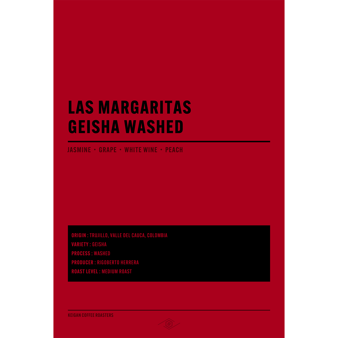 【NEW】コロンビア CGLE ラス・マルガリータス ゲイシャ ウォッシュド