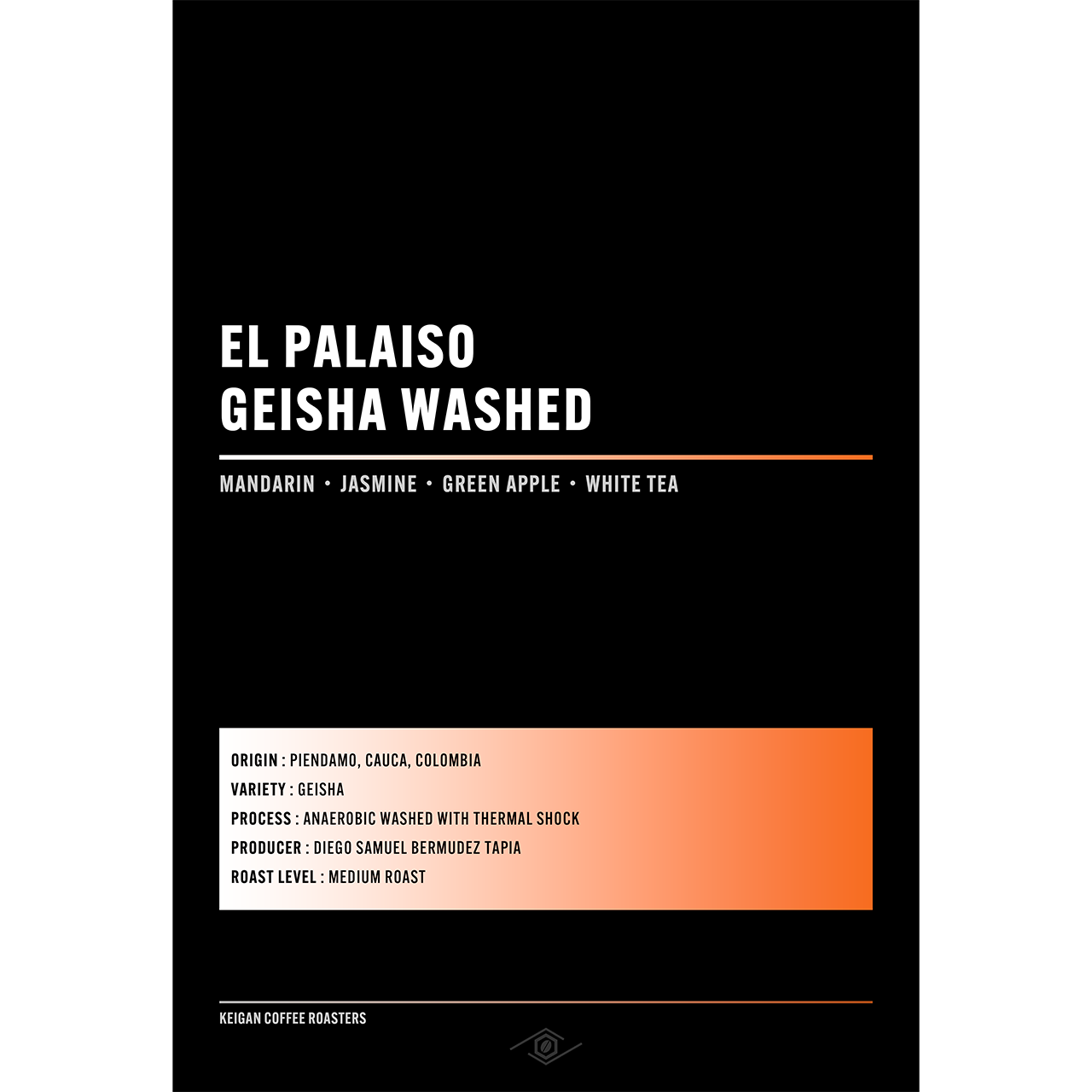 コロンビア エル・パライソ ゲイシャ ウォッシュド