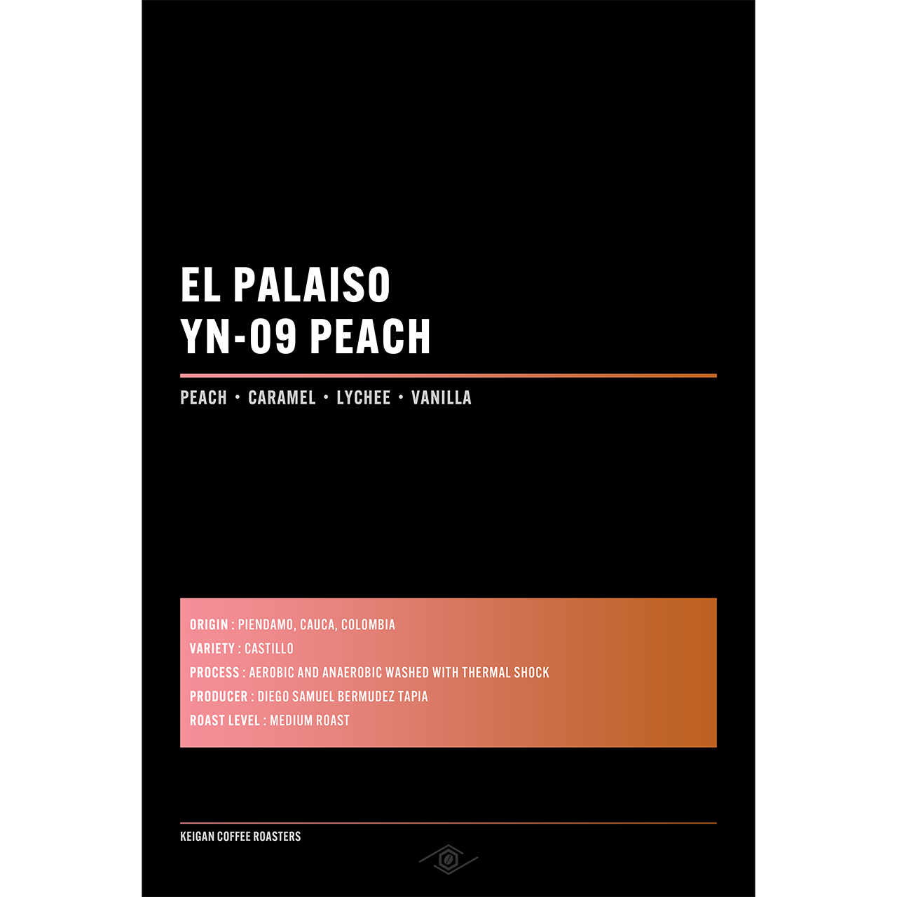 コロンビア エル・パライソ YN-09 ピーチ