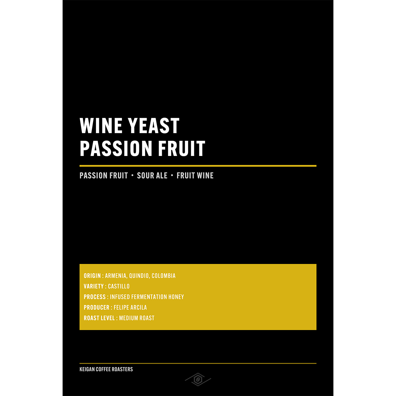 Colombia Jardines del Eden Wine East Passion Fruit