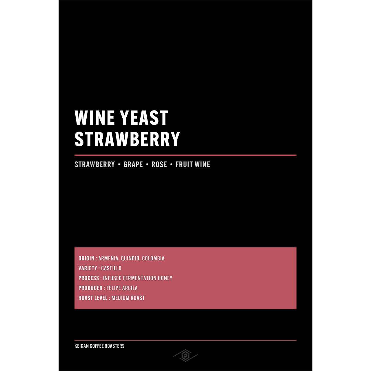 Colombia Jardines del Eden Wine East Strawberry