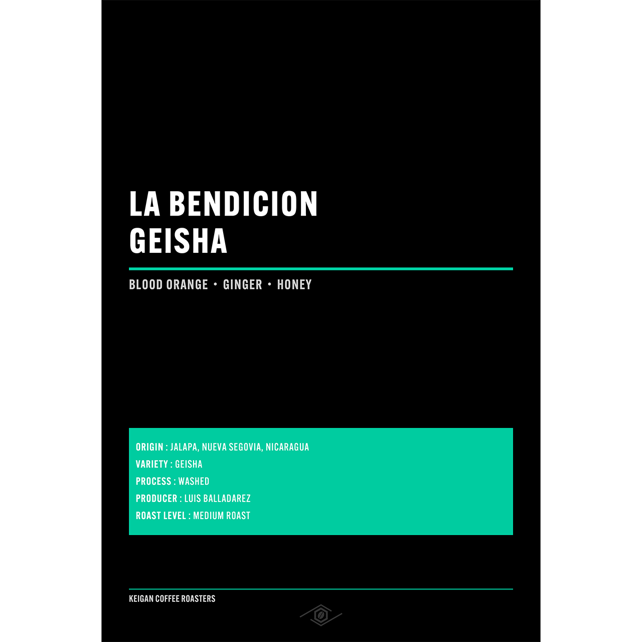 Nicaragua La Bendicion Geisha Washed