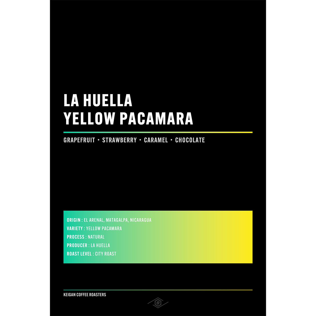 【NEW】ニカラグア ラ・ウエジャ イエローパカマラ ナチュラル
