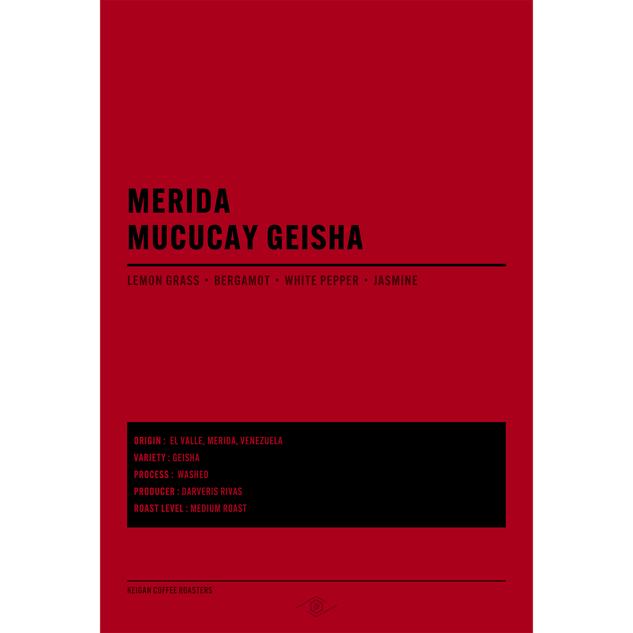 ベネズエラ メリダ ムクカイ ゲイシャ ウォッシュド